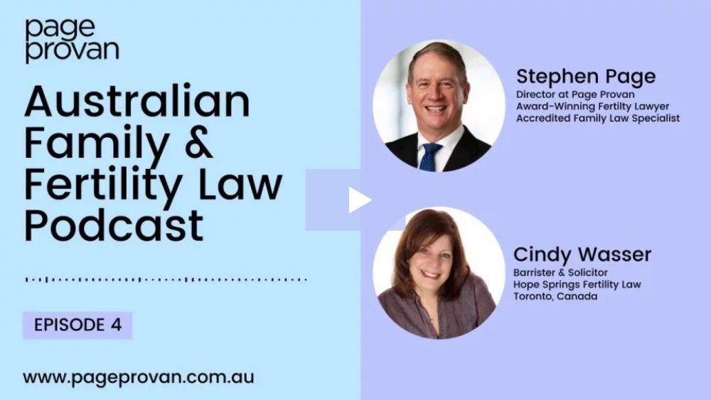Austraian Family & Fertility Law sydney