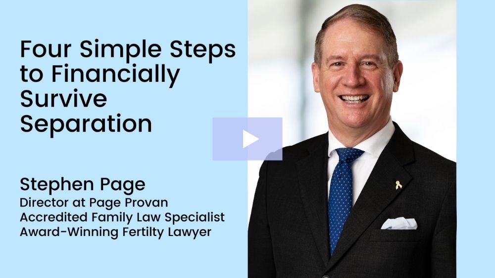 steps to financially survive separation