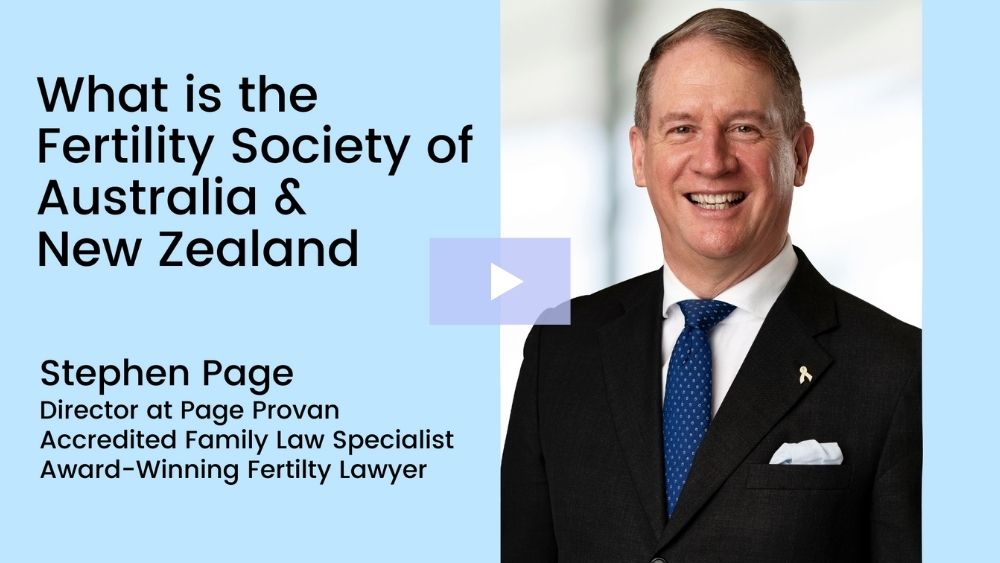 What is the Fertility Society of Australia & New Zealand