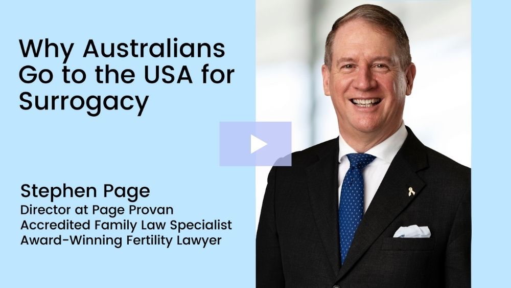 Why Australians Go to the USA for Surrogacy