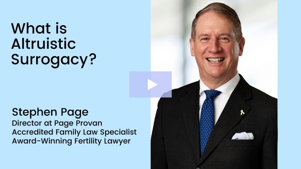 what is altruistic surrogacy - Surrogacy Lawyers Sydney