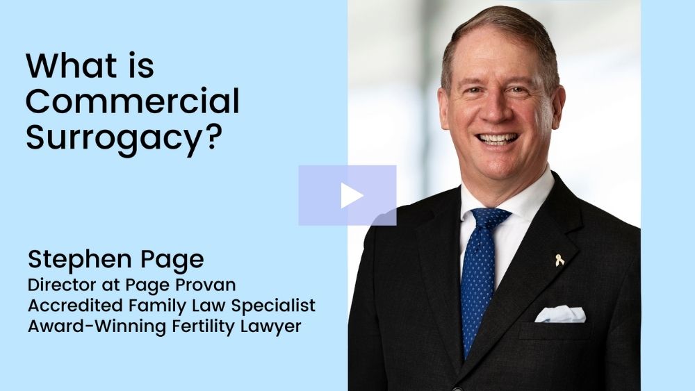 what is commercial surrogacy - surrogacy lawyers brisbane
