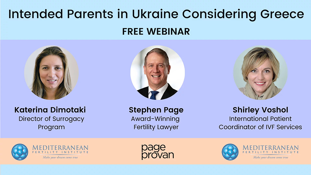 Intended Parents in Ukraine Considering Greece