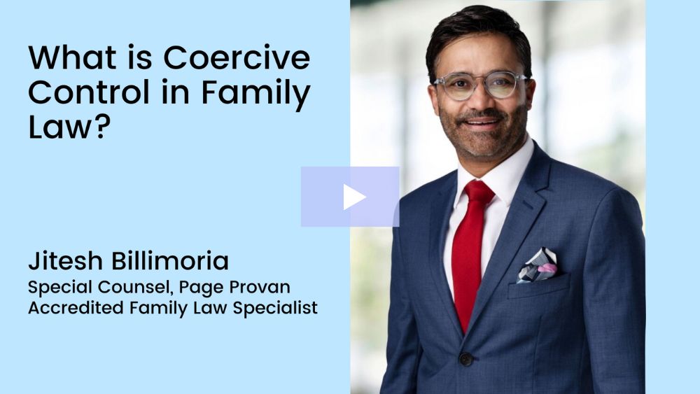 What is Coercive Control in Family Law?