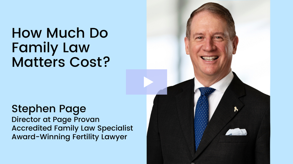 How Much Do Family Law Matters Cost?