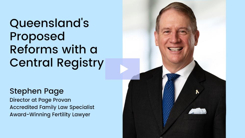QLD Proposed Reforms with a Central Registry
