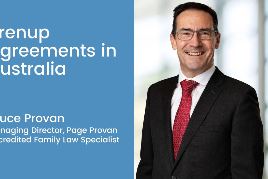 Prenup Agreements in Australia
