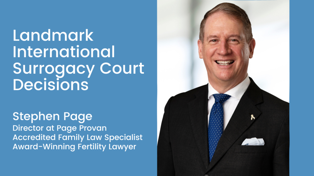 Landmark International Surrogacy Court Decisions