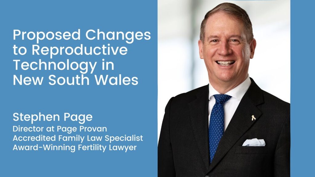 Proposed Changes to Assisted Reproductive Technology in New South Wales