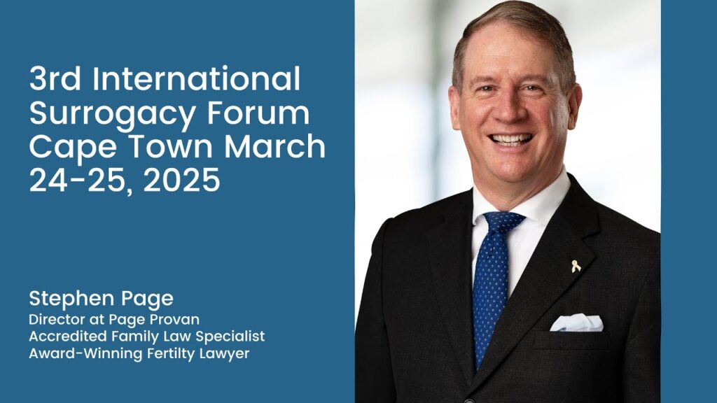 3rd International Surrogacy Forum Cape Town March 24-25, 2025