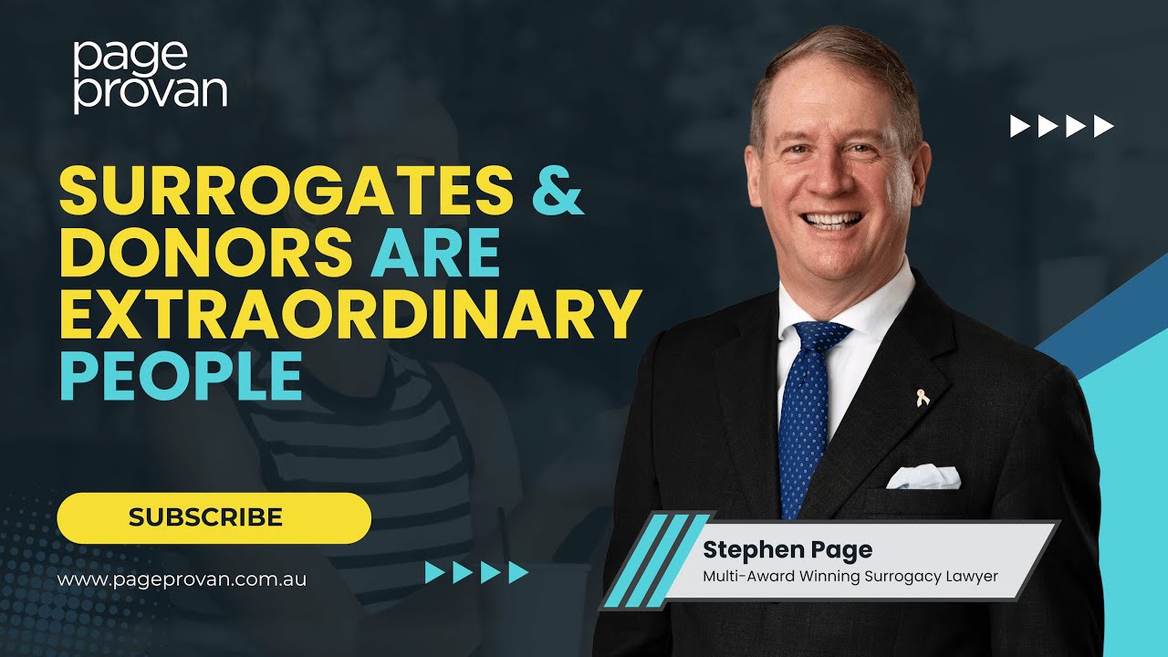 Surrogates & Donors are Extraordinary People | Page Provan