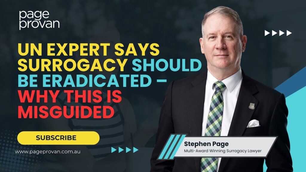 UN expert says surrogacy should be eradicated – Why this is misguided
