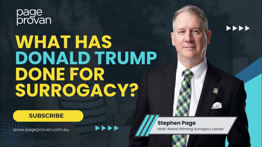 what has donald trump done for surrogacy