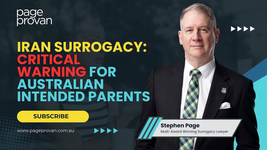 Iran Surrogacy: Critical Warning for Australian Intended Parents