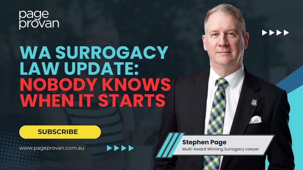 WA Surrogacy Law Update: Nobody Knows When It Starts