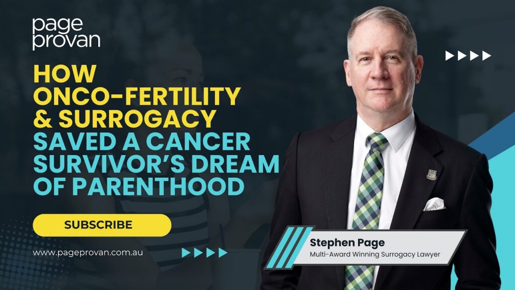 Onco-Fertility and Surrogacy: Australian Legal Guide