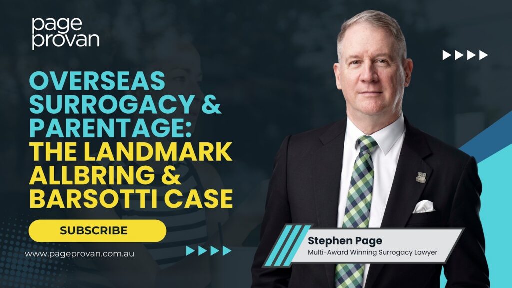 Overseas Surrogacy Australia: Parentage Now Recognised