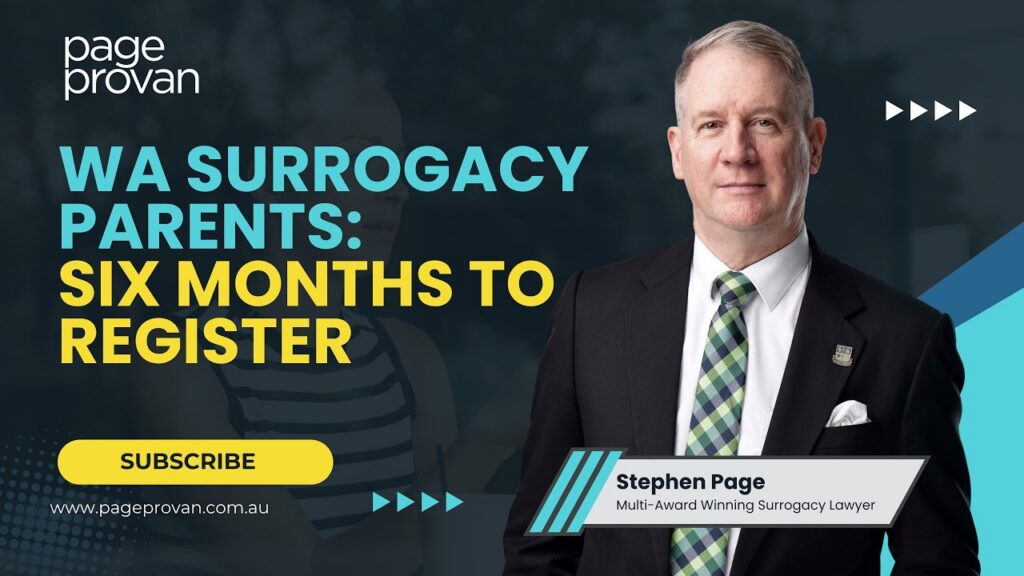 Surrogacy Parentage Order WA : Register Now | Guide