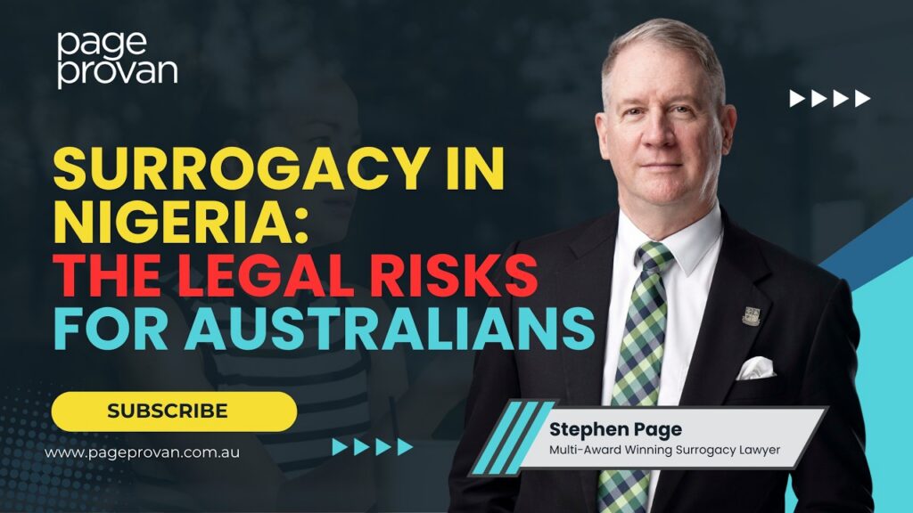 Surrogacy in Nigeria: Legal Risks for Australians