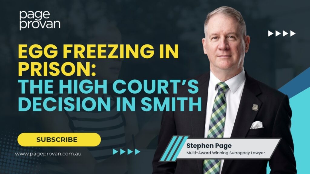 Egg Freezing in Prison: The High Court’s Decision in Smith
